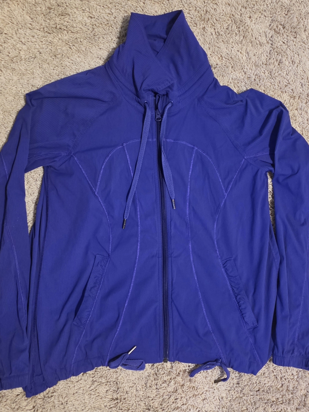 lululemon athletica Electric Blue Zip-Front Utility Jacket